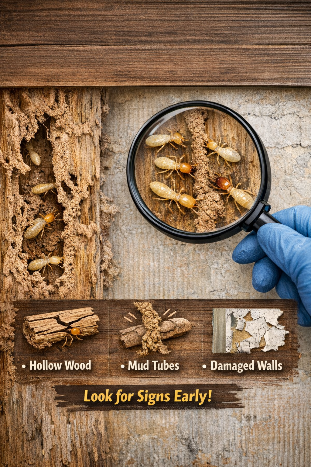 How to Identify Termite Damage Early